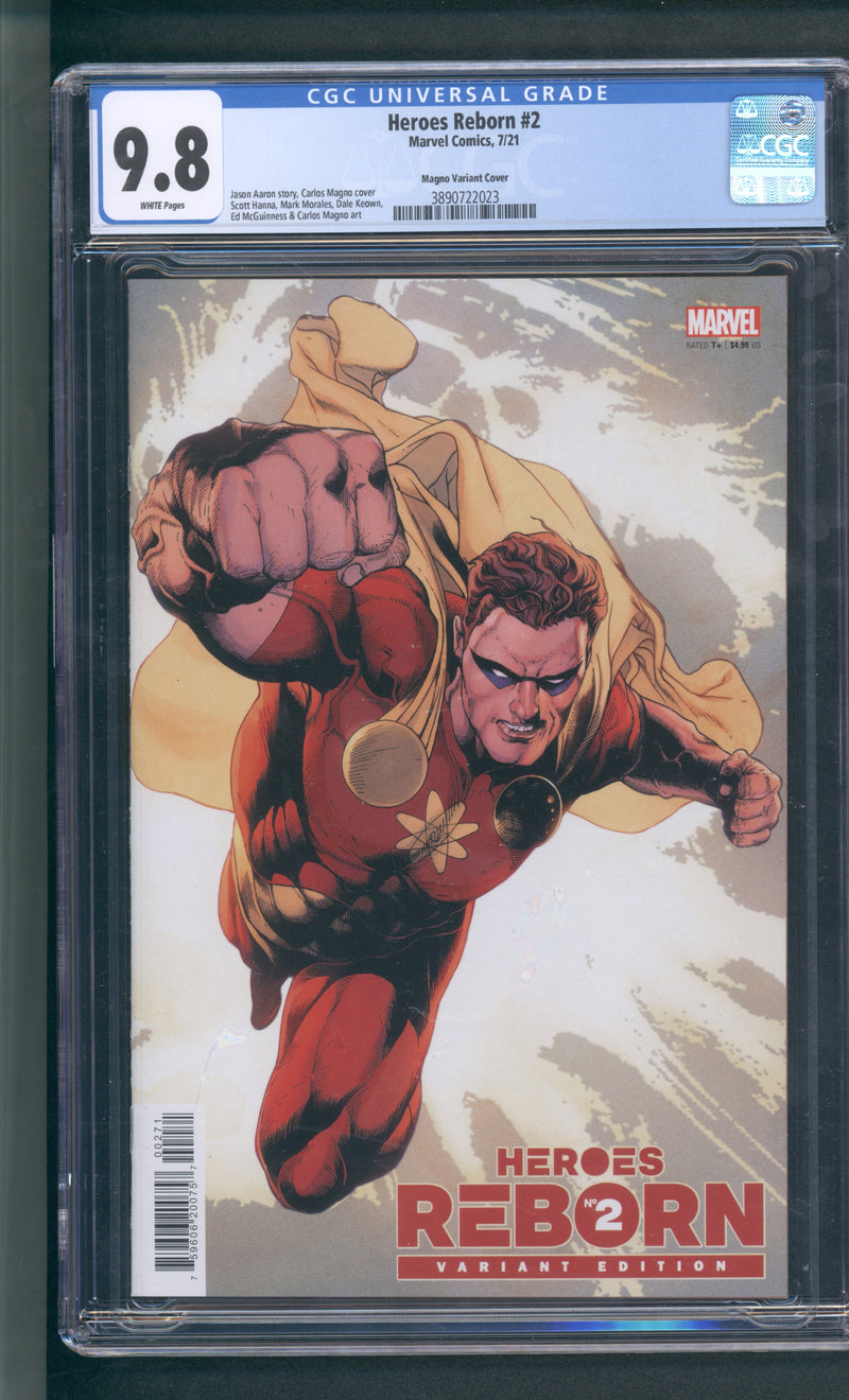 HEROES REBORN #2 CGC 9.8