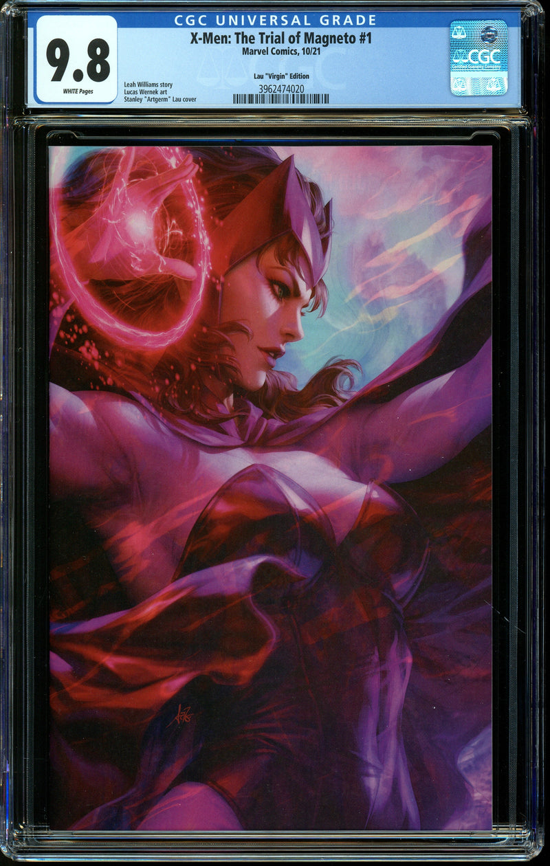 X-MEN TRIAL OF MAGNETO #1 CGC 9.8 ARTGERM COLLECTIBLES ""PUREART"" EDITION