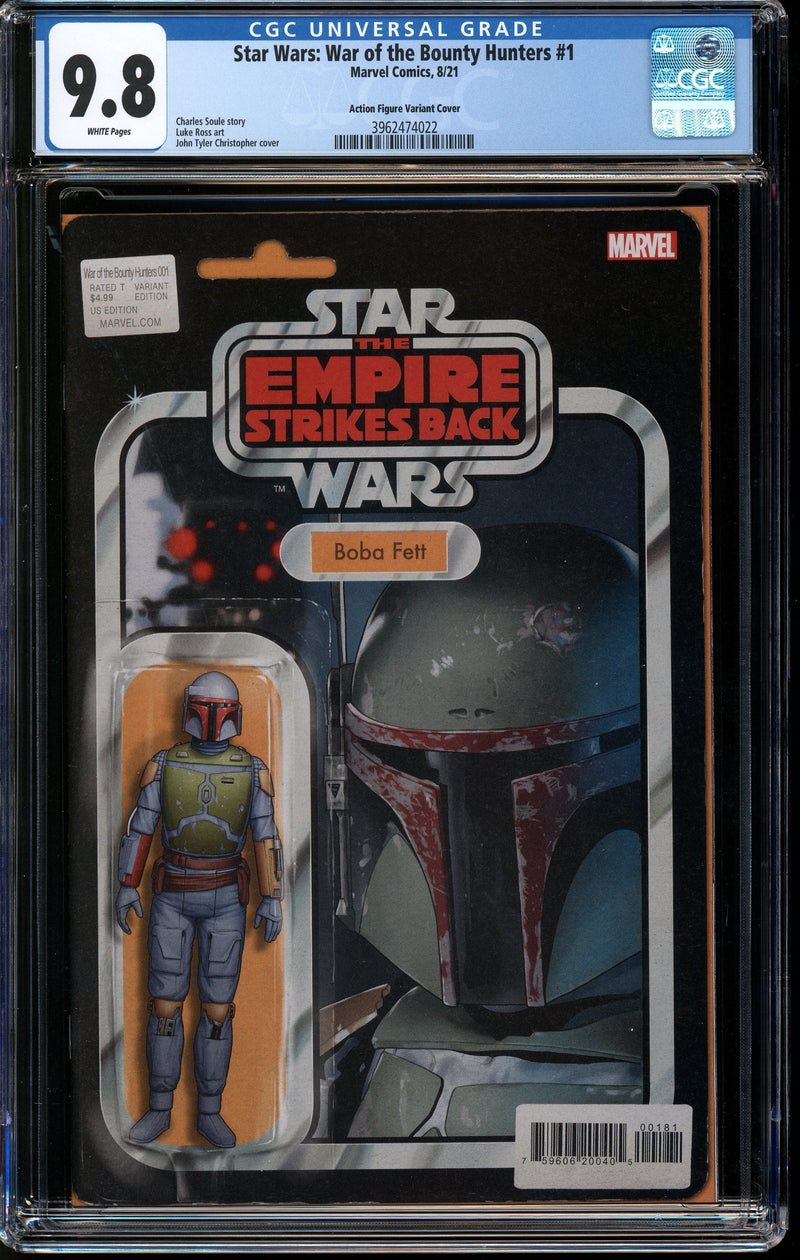 STAR WARS WAR OF THE BOUNTY HUNTERS #1 CGC 9.8 JTC ACTION FIGURE