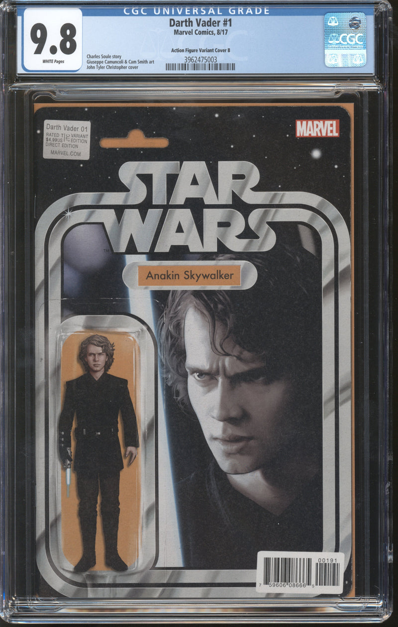 スター・ウォーズ ダース・ベイダー #1 CGC 9.8 JTC アクションフィギュア アナキン・スカイウォーカー