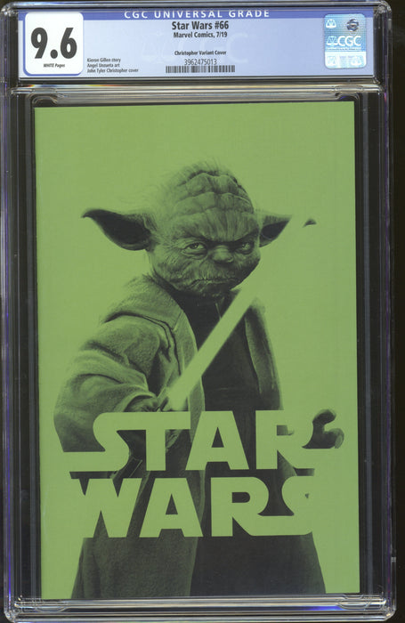 STAR WARS #66 CGC 9.6 Yoda Christopher Variant Cover