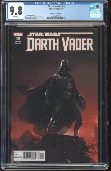 STAR WARS DARTH VADER #1 CGC 9.8 MATTINA VARIANT