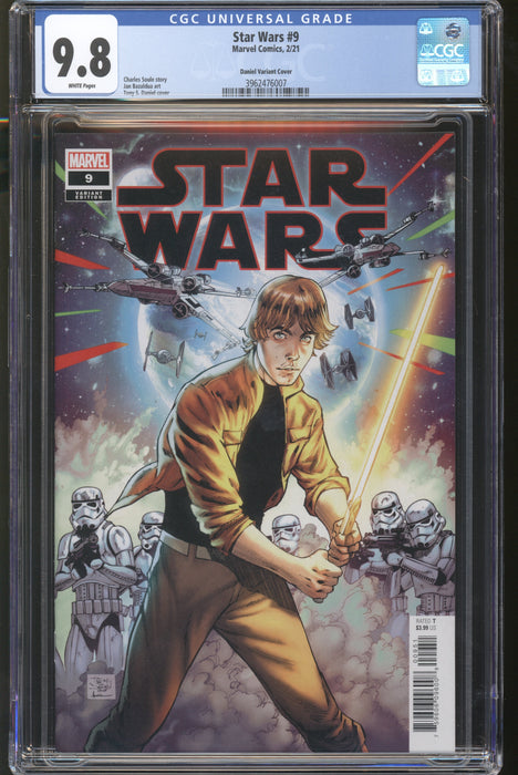 STAR WARS #9 CGC 9.8 DANIEL VARIANT