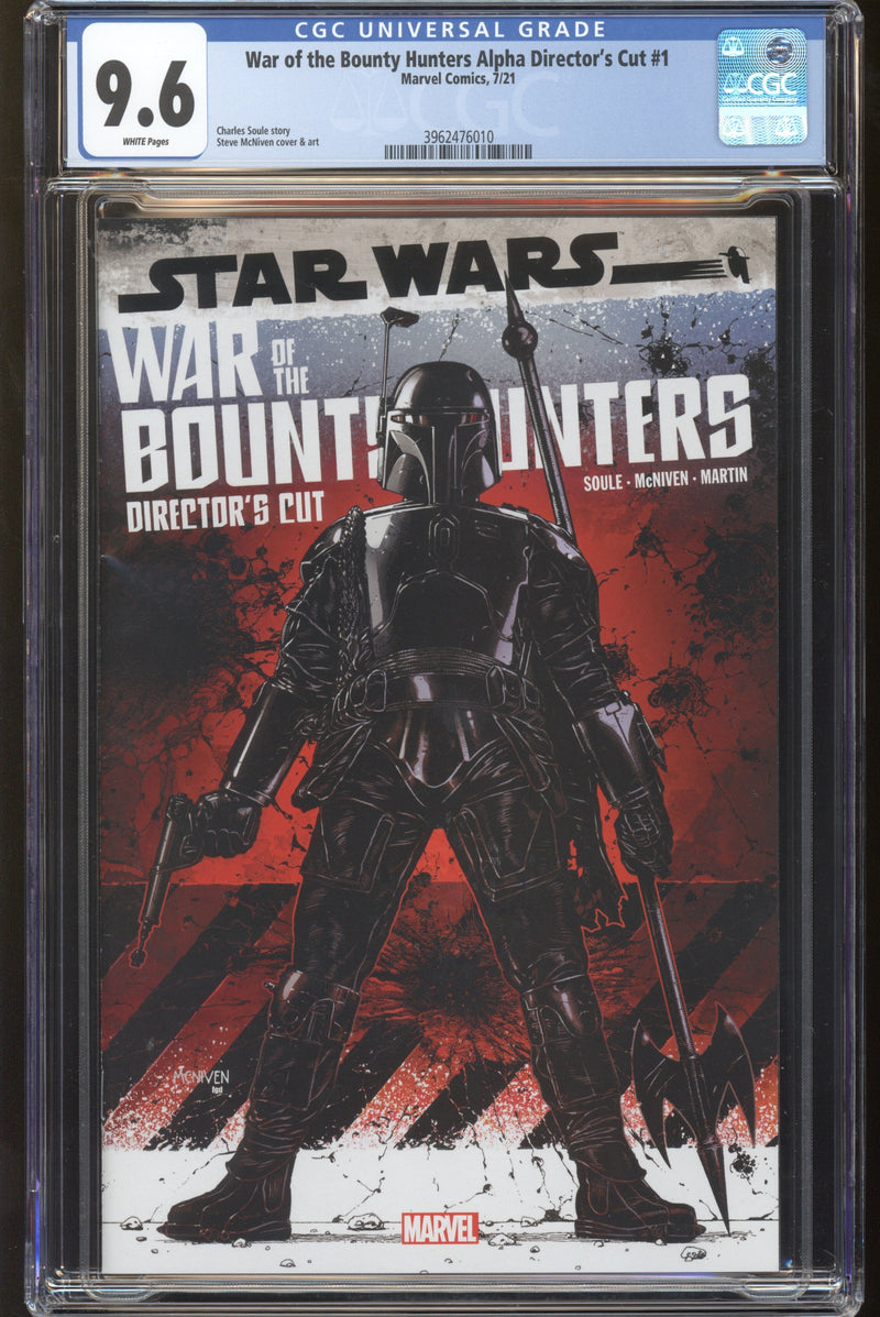 STAR WARS WAR OF THE BOUNTY HUNTERS ALPHA DIRECTOR'S CUT #1 CGC 9.6 マクニーブン