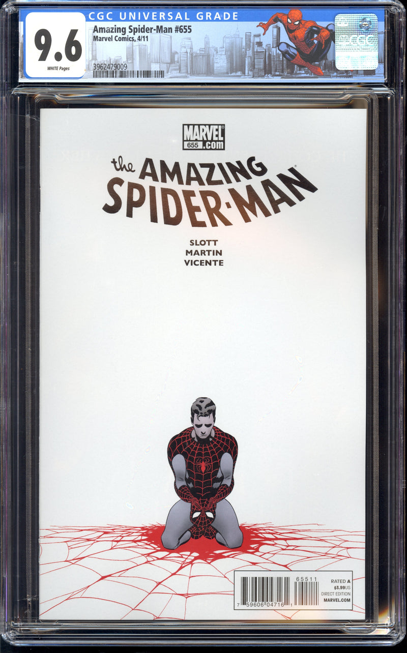 AMAZING SPIDER-MAN #655 CGC 9.6 4/11