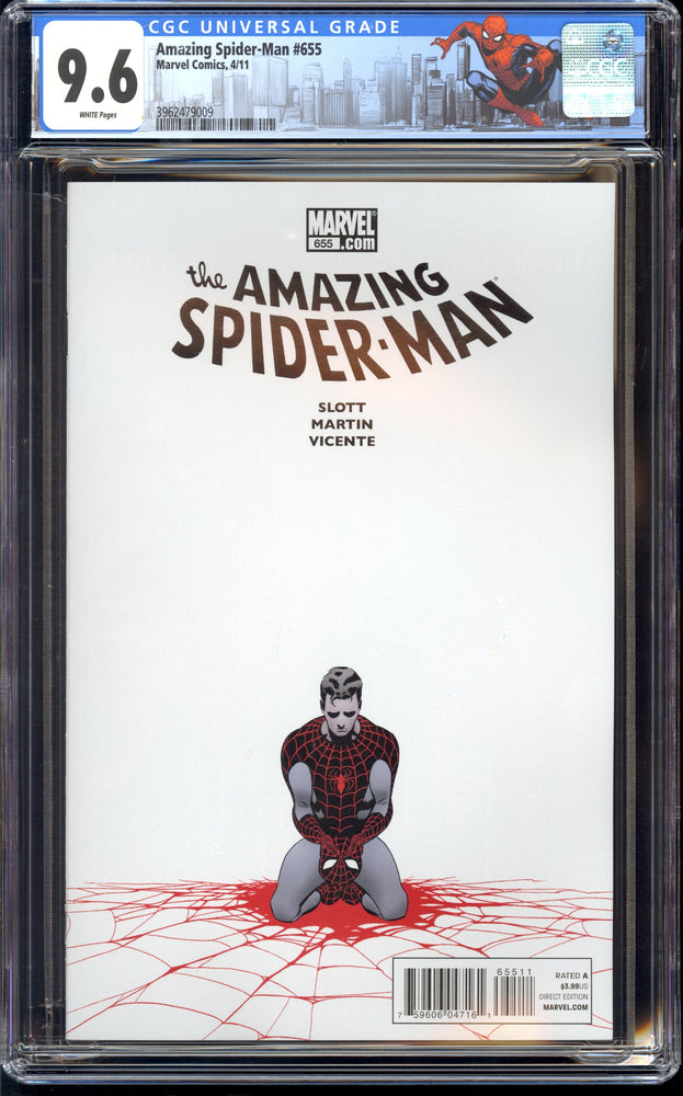 Amazing Spider-Man #655 CGC 9.6 4/11 Marvel Comics