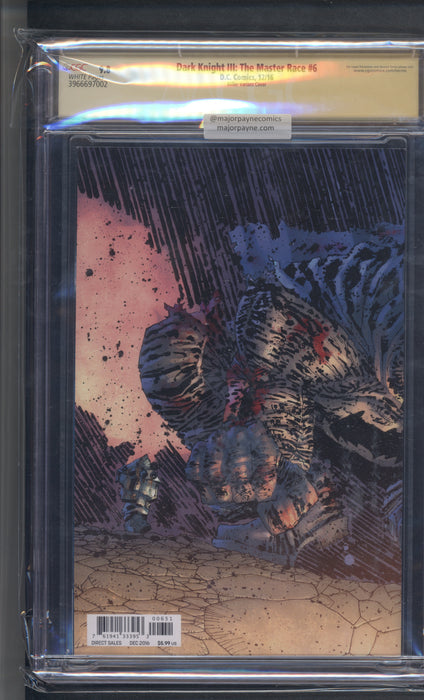 DK III THE MASTER RACE #6 CGC SS 9.8 MILLER VARIANT SIGNED