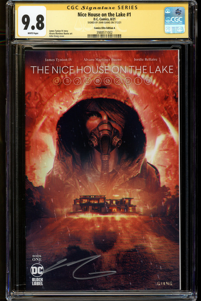 NICE HOUSE ON THE LAKE #1 CGC SS 9.8 SIGNED BY JOHN GIANG A VARIANT