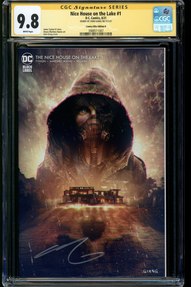 Nice House on the Lake #1 CGC SS 9.8 SIGNED BY JOHN GIANG B Variant