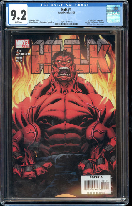 HULK #1 CGC 9.2 03/08