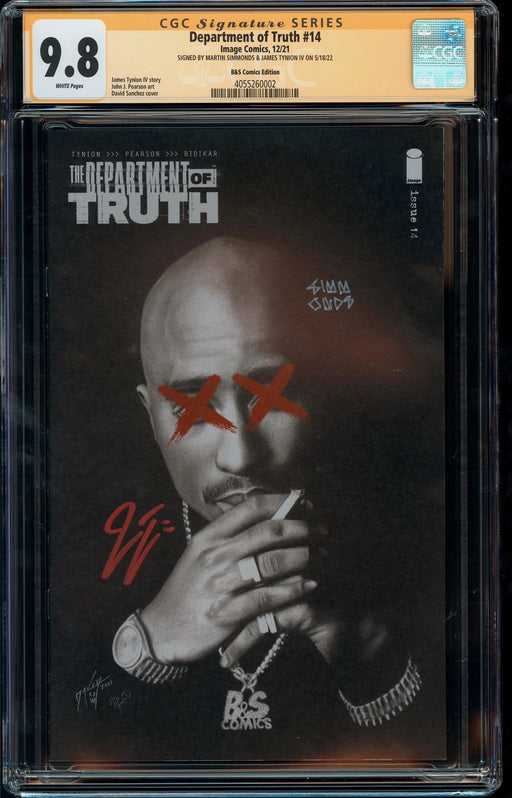 Department of Truth #14 CGC SS 9.8 SANCHEZ VAR DOUBLE SIGNED