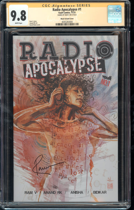 Radio Apocalypse #1 Mack Variant Cover CGC 9.8