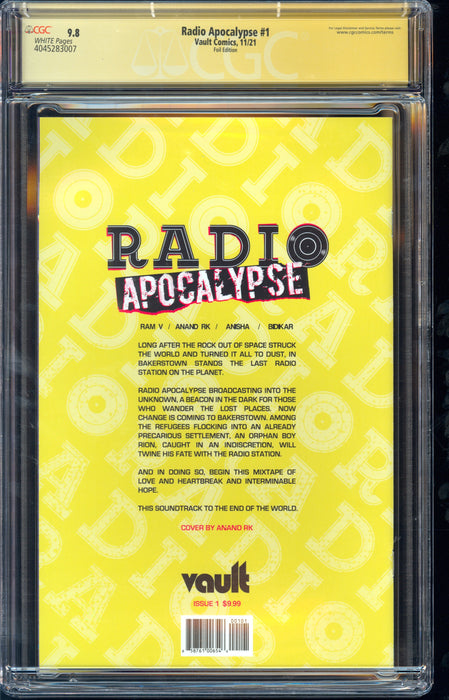 Radio Apocalypse #1 Foil Edition CGC 9.8