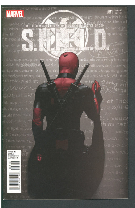 S.H.I.E.L.D. #1 MARVEL 2014 John Tyler Christopher Deadpool Party Color Variant