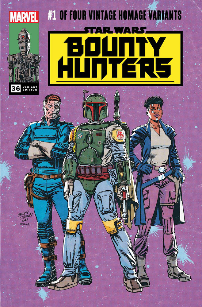 STAR WARS BOUNTY HUNTERS #36 JERRY ORDWAY CLASSIC TRADE DRESS VARIANT