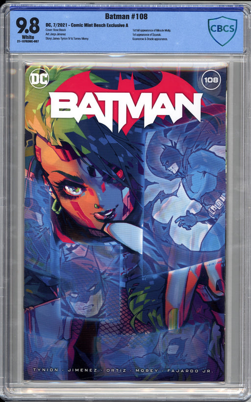 Batman #108 CBCS 9.8 007 Rose Besch Cover A