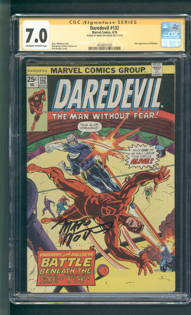 Daredevil #132 CGC SS 7.0