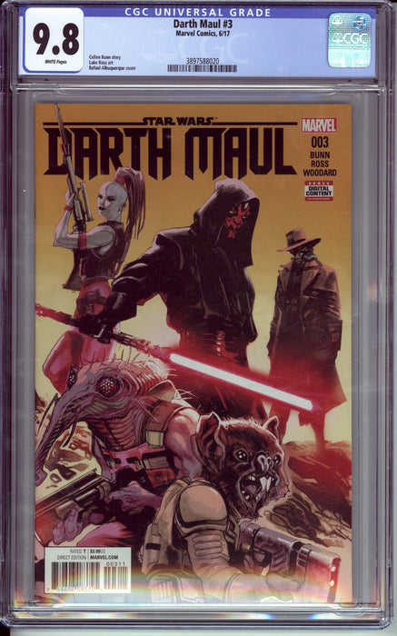 STAR WARS DARTH MAUL #3 CGC 9.8