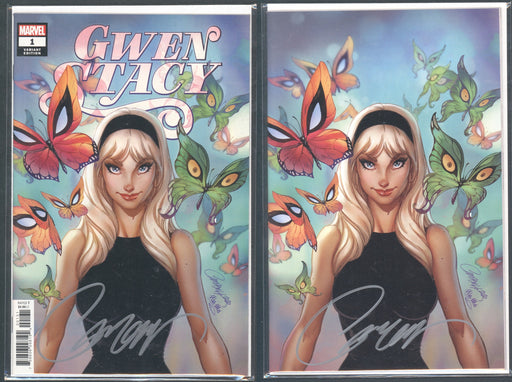 GWEN STACY #1 J SCOTT CAMPBELL Variant Trade Cover & Virgin **SIGNED WITH COA** SEALED NM