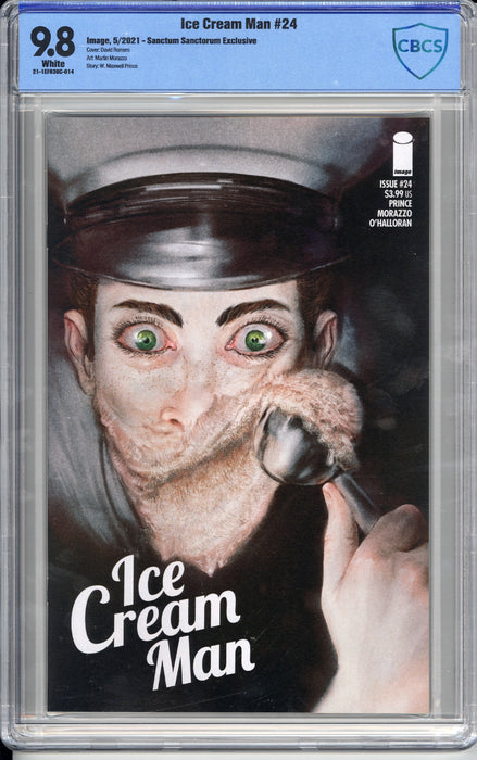 ICE CREAM MAN #24 CBCS 9.8 ROMERO COVER