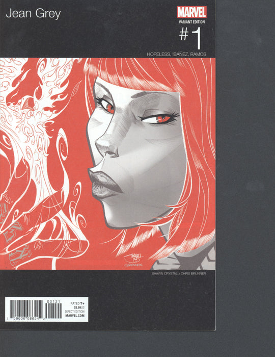 Jean Grey #1 CGC 9.8 Shawn Crystal Marvel Hip-Hop Cover
