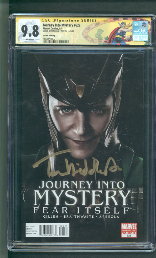Journey Into Mystery #622 CGC SS 9.8 SIGNED BY TOM HIDDLESTON