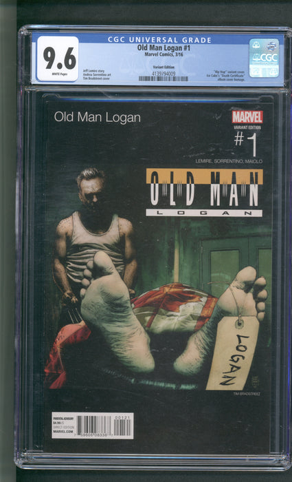 Old Man Logan, Vol. 2 #1B CGC 9.6 Tim Bradstreet Marvel Hip-Hop Cover