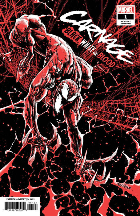 CARNAGE BLACK WHITE AND BLOOD #1 OTTLEY VARIANT