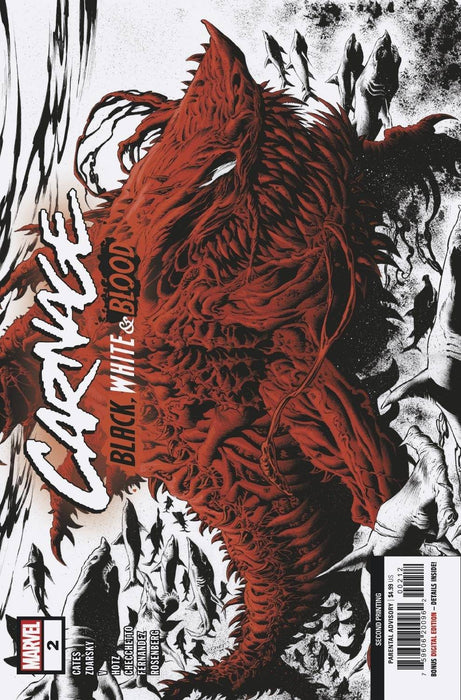 Carnage Black White And Blood #2 (Of 4) 2ND Printing Hotz Variant