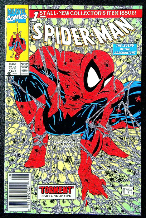 Spider-Man #1 CGC 9.6 Newsstand Edition SIGNED BY TODD MCFARLANE