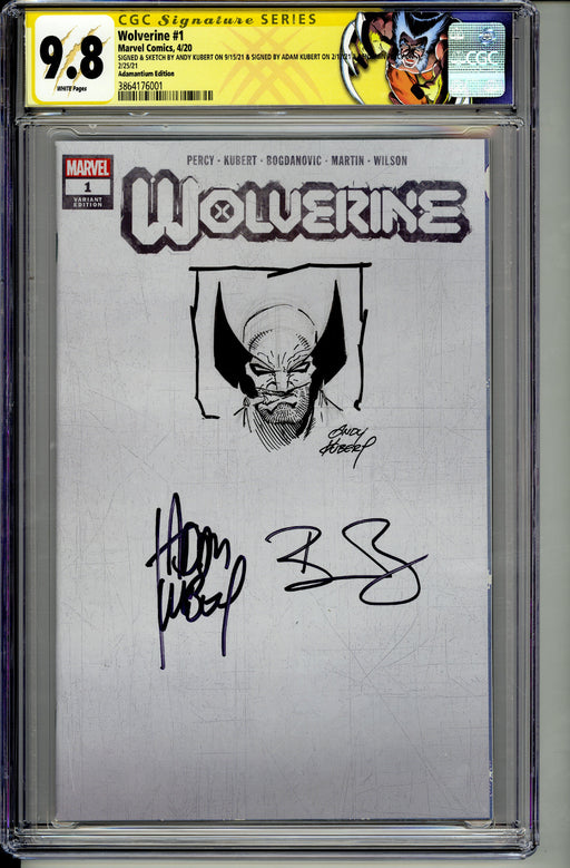 Wolverine #1 CGC SS 9.8 Signed/Sketch by Andy Kubert! CGC 9.8
