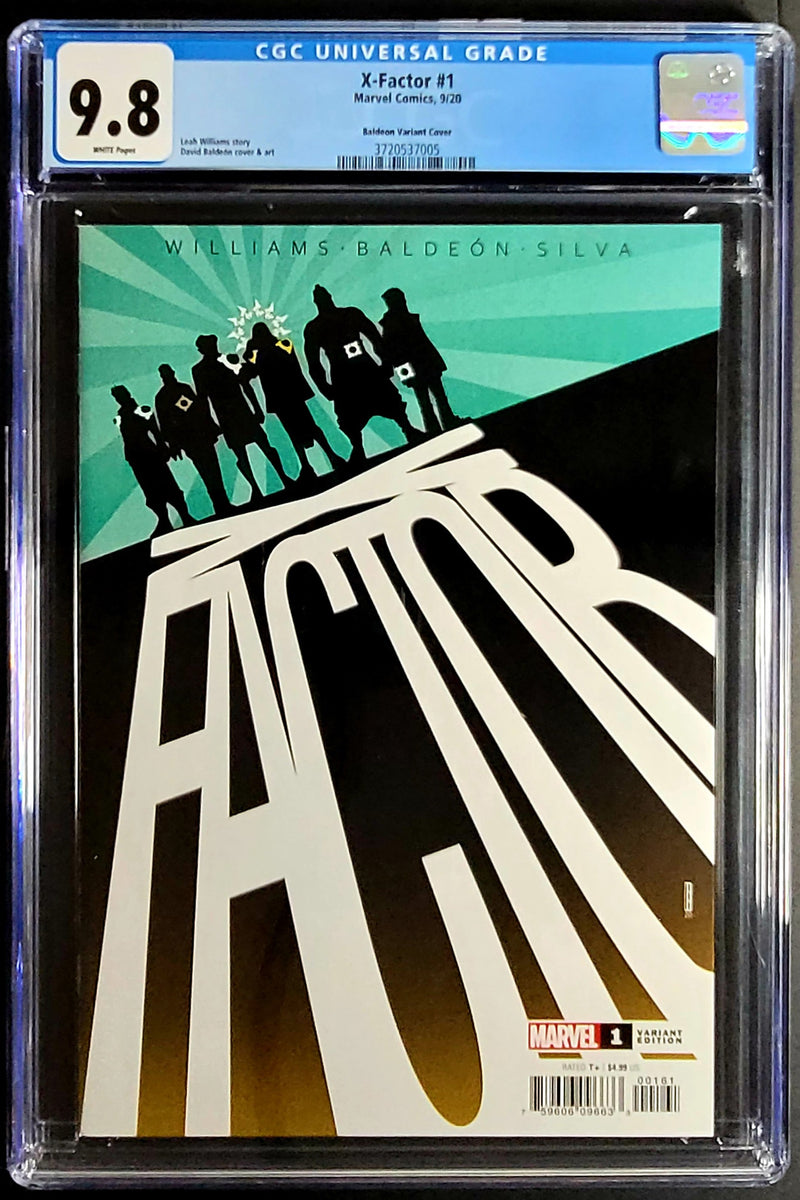 X-FACTOR #1 CGC 9.8 INCENTIVE DAVID BALDEON VARIANT