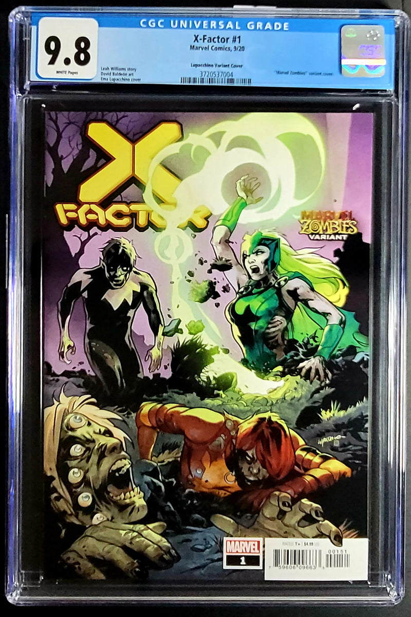 X-FACTOR #1 CGC 9.8 EMANUELA LUPACCHINO ZOMBIES COVER