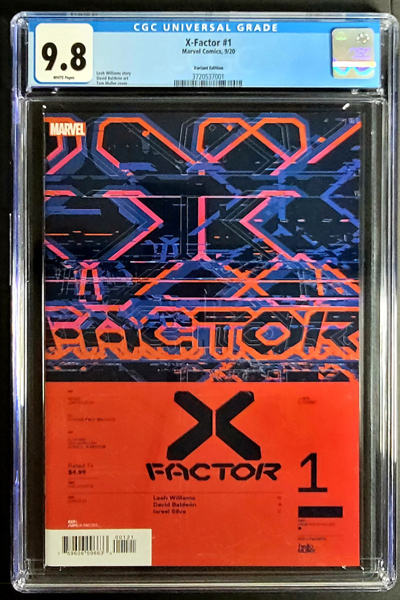 X-FACTOR #1 CGC 9.8 TOM MULLER DESIGN 1:10 RATIO VARIANT