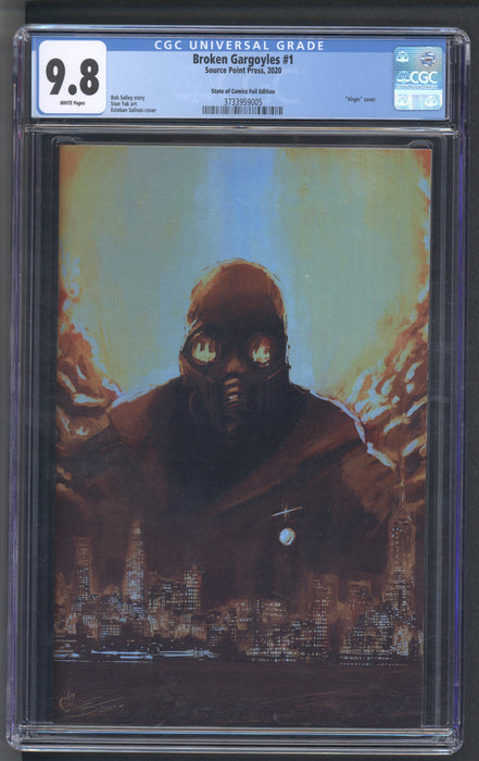 BROKEN GARGOYLES #1 CGC 9.8 ESTABAN SALINAS VIRGIN
