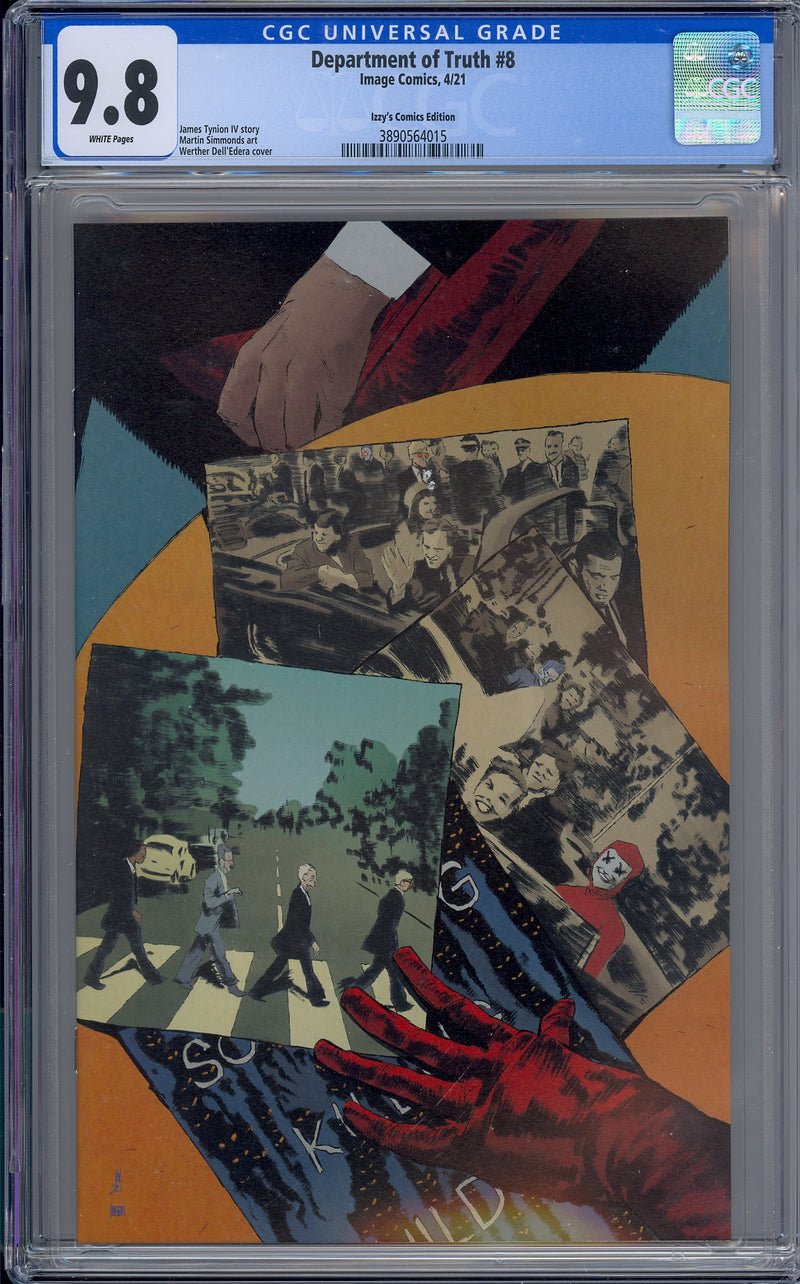 DEPARTMENT OF TRUTH #8 CGC 9.8  DELL EDERA VIRGIN