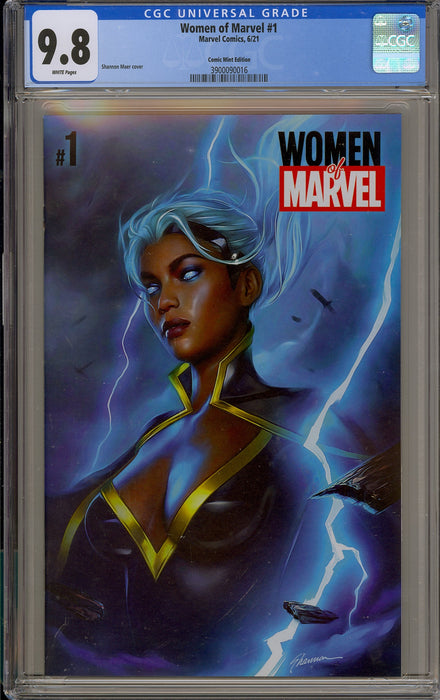 WOMEN OF MARVEL #1 CGC 9.8 SHANNON MAER COVER