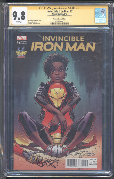 Invincible Iron Man #2 CGC SS 9.8